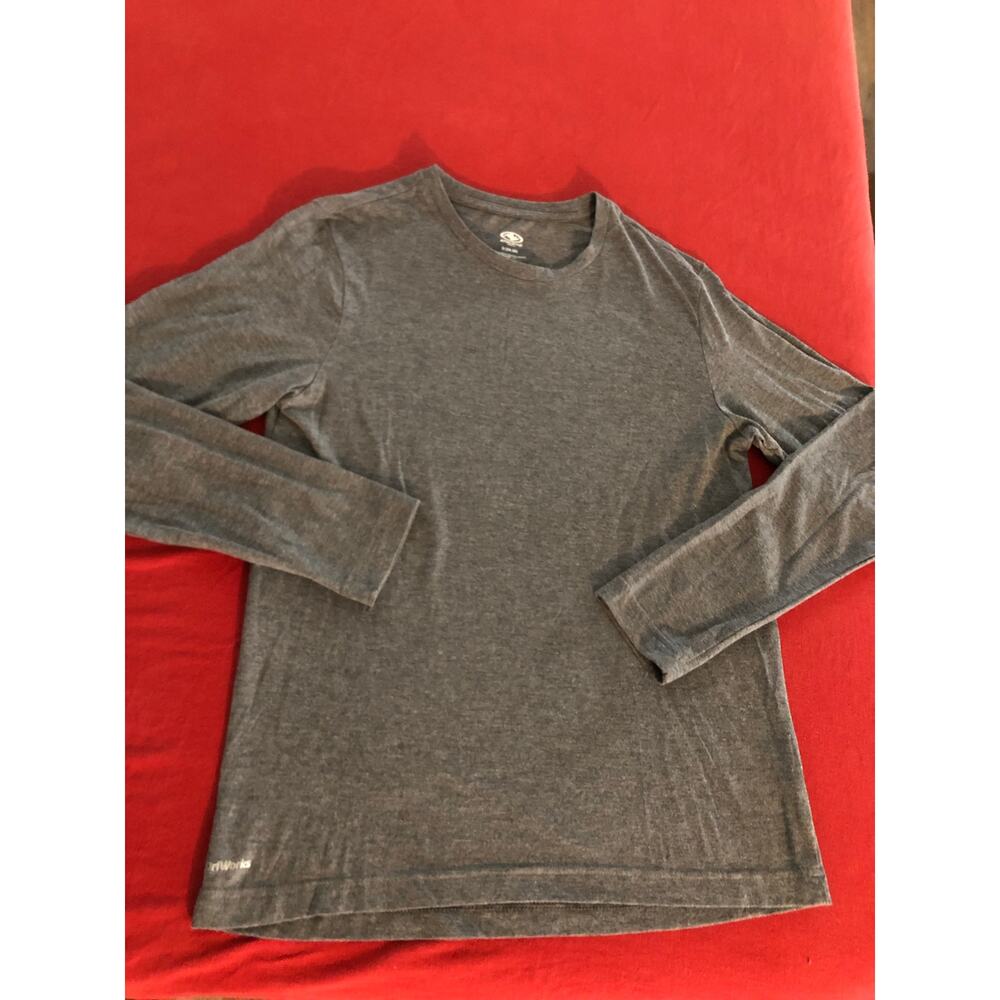 Athletic Works men’s grey long sleeve t-shirt Size Small